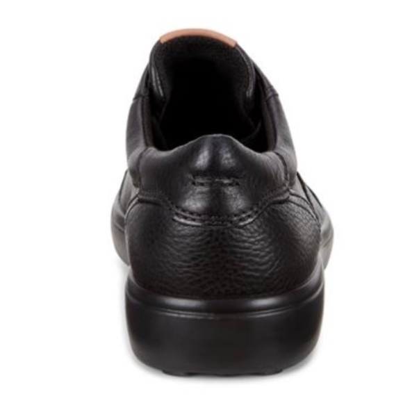 Ecco Soft 7 Men’s Black Leather Low top Sneakers Comfortable lace up loafers 10 main image 13